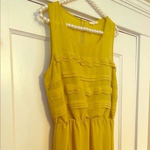 Lush Chiffon Mini Dress